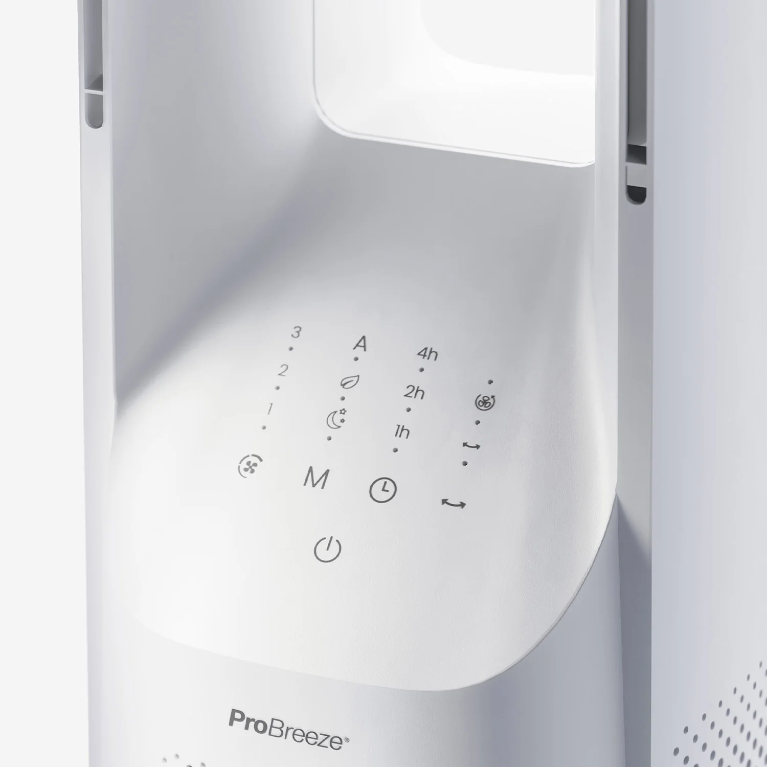 40" Bladeless Tower Fan with Smart App Control - White - Image 7