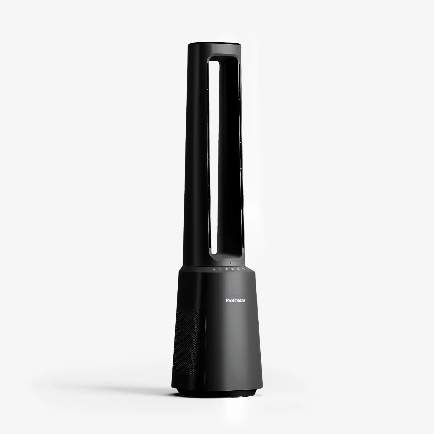 OmniAir 41" Premium Bladeless Tower Fan and Air Purifier with Smart App Control - Black - Image 8