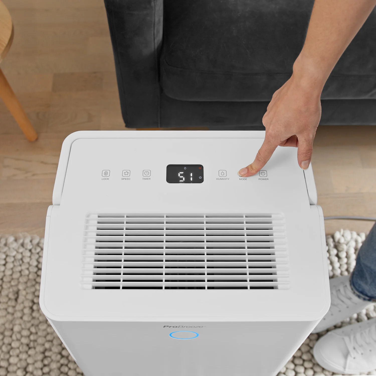 OmniDry 40L Quiet Low Energy Dehumidifier with Laundry Mode and Smart App Control - Image 6